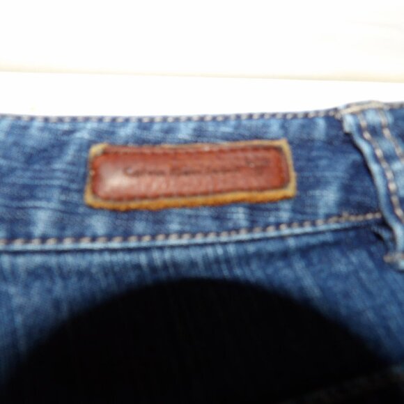 Older Calvin Klein High Rise Flare Leg Jeans Sz 12 - Picture 2 of 7